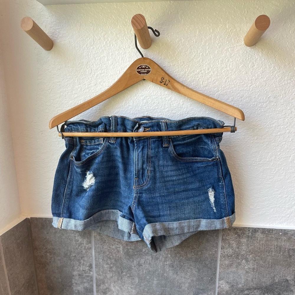 Old Navy Boyfriend Style High Waisted Denim Shorts